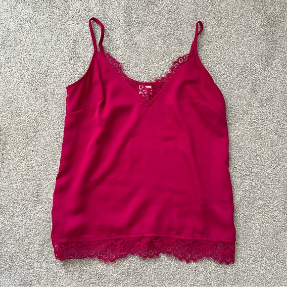 a new day Tops - A new day pink lace cami tank xs